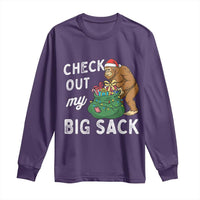 Santa Bigfoot Christmas Long Sleeve Shirt Funny Sasquatch Xmas Joke - Wonder Print Shop