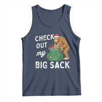 Santa Bigfoot Christmas Tank Top Funny Sasquatch Xmas Joke - Wonder Print Shop