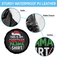 This Is My Christmas Pajama Spare Tire Cover Funny Xmas PJs - Wonder Print Shop