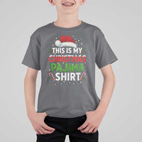 This Is My Christmas Pajama T Shirt For Kid Funny Xmas PJs - Wonder Print Shop