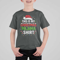 This Is My Christmas Pajama T Shirt For Kid Funny Xmas PJs - Wonder Print Shop
