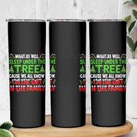 Funny Christmas Skinny Tumbler I'm The Gift Family Pajama - Wonder Print Shop