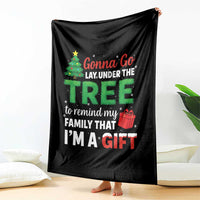 Funny Christmas Throw Blanket Lay Under The Tree Xmas Family Pajama Gift - Wonder Print Shop