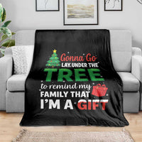 Funny Christmas Throw Blanket Lay Under The Tree Xmas Family Pajama Gift - Wonder Print Shop