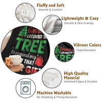 Funny Christmas Throw Blanket Lay Under The Tree Xmas Family Pajama Gift - Wonder Print Shop