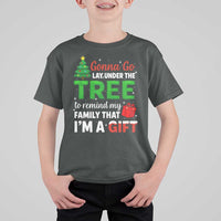 Funny Christmas T Shirt For Kid Lay Under The Tree Xmas Family Pajama Gift - Wonder Print Shop