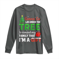 Funny Christmas Long Sleeve Shirt Lay Under The Tree Xmas Family Pajama Gift - Wonder Print Shop