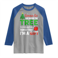 Funny Christmas Raglan Shirt Lay Under The Tree Xmas Family Pajama Gift - Wonder Print Shop