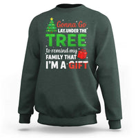 Funny Christmas Sweatshirt Lay Under The Tree Xmas Family Pajama Gift - Wonder Print Shop