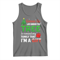 Funny Christmas Tank Top Lay Under The Tree Xmas Family Pajama Gift - Wonder Print Shop