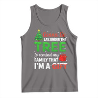 Funny Christmas Tank Top Lay Under The Tree Xmas Family Pajama Gift - Wonder Print Shop