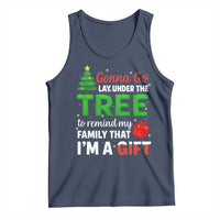 Funny Christmas Tank Top Lay Under The Tree Xmas Family Pajama Gift - Wonder Print Shop