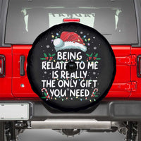 Being Related To Me Funny Christmas Spare Tire Cover Family Xmas Pajamas - Wonder Print Shop
