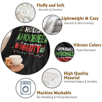 Holiday Hoobie Whatty Throw Blanket Funny Christmas Movie - Wonder Print Shop