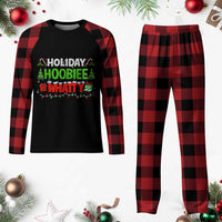 Holiday Hoobie Whatty Plaid Pajama Set Funny Christmas Movie - Wonder Print Shop