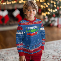 Holiday Hoobie Whatty Hanukkah Ugly Sweater Funny Christmas Movie - Wonder Print Shop