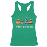 Christmas Tree Racerback Tank Top Retro Wizard Trees Magical Cute Family Pajama - Wonder Print Shop