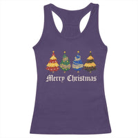 Christmas Tree Racerback Tank Top Retro Wizard Trees Magical Cute Family Pajama - Wonder Print Shop