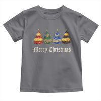 Christmas Tree Toddler T Shirt Retro Wizard Trees Magical Cute Family Pajama - Wonder Print Shop
