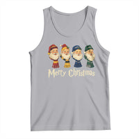 Merry Christmas Santa Tank Top Vintage Wizard Holiday Season Cute Family Pajama - Wonder Print Shop