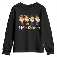 Merry Christmas Santa Youth Sweatshirt Vintage Wizard Holiday Season Cute Family Pajama - Wonder Print Shop