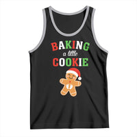 Christmas Pregnant Tank Top Baking A Little Cookie Maternity Pregnancy Announcement - Wonder Print Shop