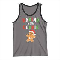 Christmas Pregnant Tank Top Baking A Little Cookie Maternity Pregnancy Announcement - Wonder Print Shop