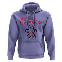 Christmas Pregnant Hoodie Baking A Little Cookie Maternity Gingerbread - Wonder Print Shop