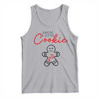 Christmas Pregnant Tank Top Baking A Little Cookie Maternity Gingerbread - Wonder Print Shop