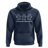 Cookies For Three Please Pregnancy Announcement Christmas Hoodie - Wonder Print Shop
