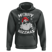Funny Christmas Santa Hoodie Merry Rizzmas Kids Teens School