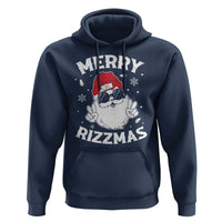 Funny Christmas Santa Hoodie Merry Rizzmas Kids Teens School