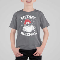 Funny Christmas Santa T Shirt For Kid Merry Rizzmas Kids Teens School - Wonder Print Shop
