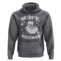 Funny Christmas Santa Claus Hoodie Merry Rizzmas Kids Teens School