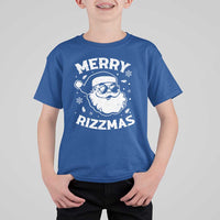 Funny Christmas Santa Claus T Shirt For Kid Merry Rizzmas Kids Teens School - Wonder Print Shop