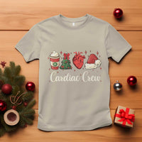 Christmas Cardiac Nurse T Shirt Cardiac Crew Anatomical Xmas Heart Anatomy Tree Bow - Wonder Print Shop