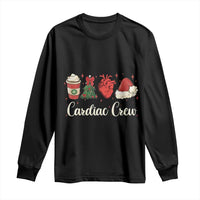 Christmas Cardiac Nurse Long Sleeve Shirt Cardiac Crew Anatomical Xmas Heart Anatomy Tree Bow