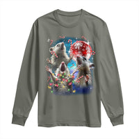 Possum Christmas Long Sleeve Shirt 3 Opossum Possum Funny Weird Cursed Meme