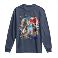 Possum Christmas Long Sleeve Shirt 3 Opossum Possum Funny Weird Cursed Meme