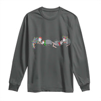 Opossum Christmas Long Sleeve Shirt Funny Wild Animals Xmas Lights