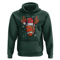 Christmas Football Hoodie For Men Boys Santa Sports Player