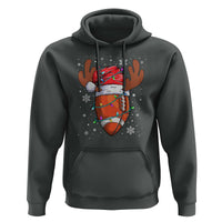 Christmas Football Hoodie For Men Boys Santa Sports Player