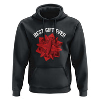 Christmas Present Costume Hoodie Best Gift Ever Red Bow