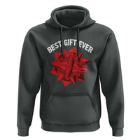 Christmas Present Costume Hoodie Best Gift Ever Red Bow