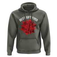 Christmas Present Costume Hoodie Best Gift Ever Red Bow