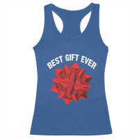 Christmas Present Costume Racerback Tank Top Best Gift Ever Red Bow
