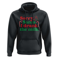 Christmas Baby Hoodie Funny Sorry Santa I Drank The Milk