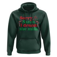 Christmas Baby Hoodie Funny Sorry Santa I Drank The Milk