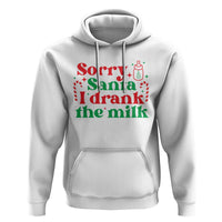 Christmas Baby Hoodie Funny Sorry Santa I Drank The Milk