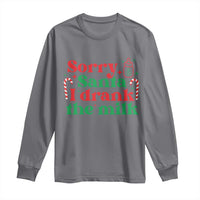 Christmas Baby Long Sleeve Shirt Funny Sorry Santa I Drank The Milk